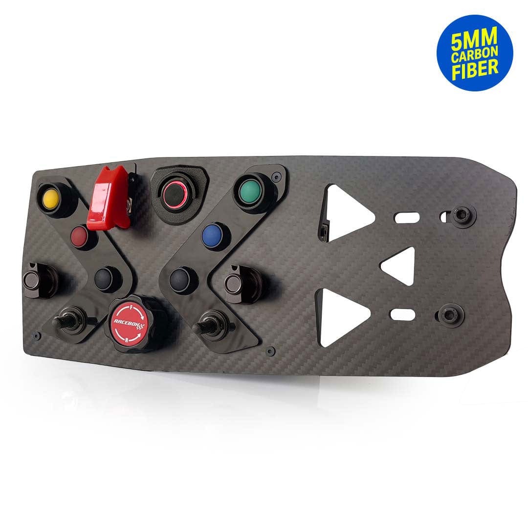 GTS Carbon Fiber Panel Button Box for Sim Racing – Racebox Sim Racing