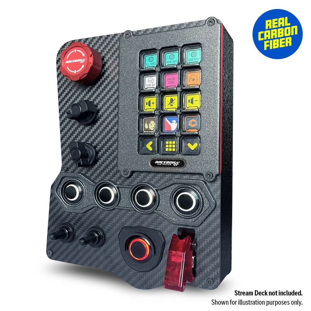 GTR Sim Racing Button box for Stream Deck MK1 or MK2 – Racebox Sim Racing