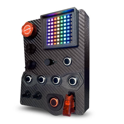 GT - FLAG V2 Carbon Fiber sim racing Button Box - Racebox Sim Racing