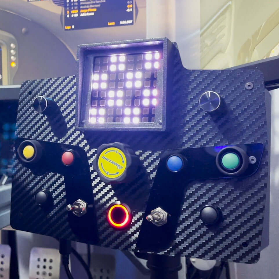 GT-LM Carbon Fiber sim racing Button Box