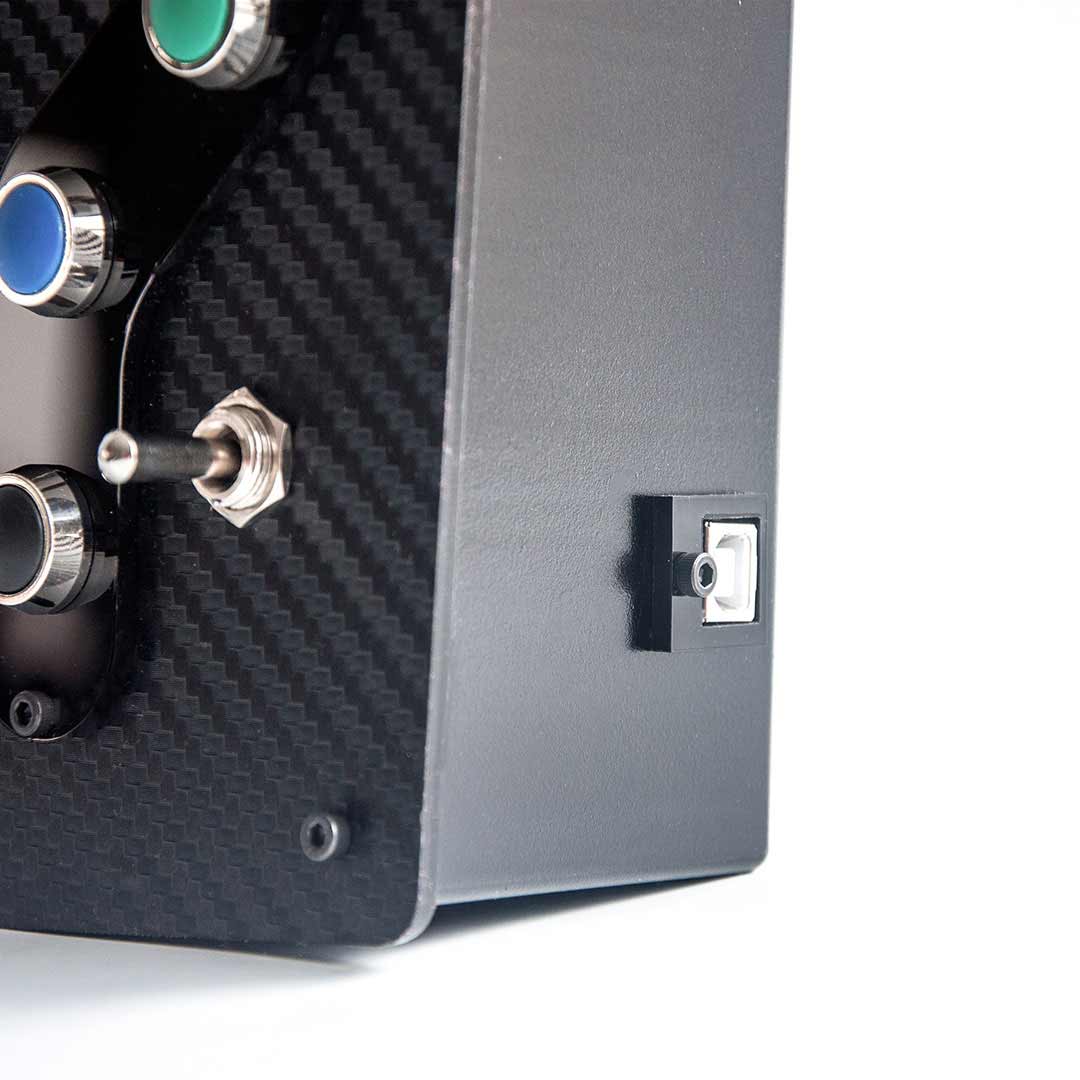 GT4 Carbon Fiber Button Box for Sim Racing – Racebox Sim Racing